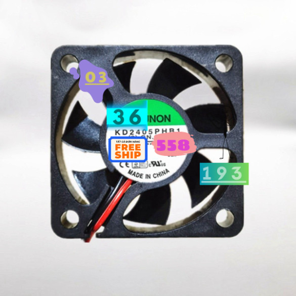 Quạt làm mát Sunon Kd2405phs2 - Kd2405phb1 DC24V 1.8W   50x50x15