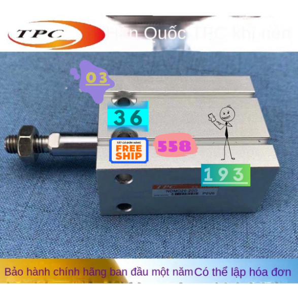 TPC Xi Lanh Aqb20/25-5-10-15-20-25-30-35-40-45-50d/DC/DM