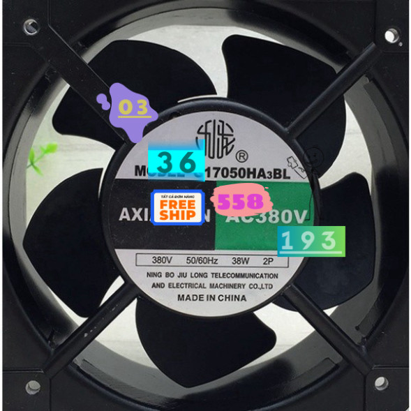 Axial Fan G17050ha3bl 380V   Thiết Bị Tản Nhiệt    Quạt