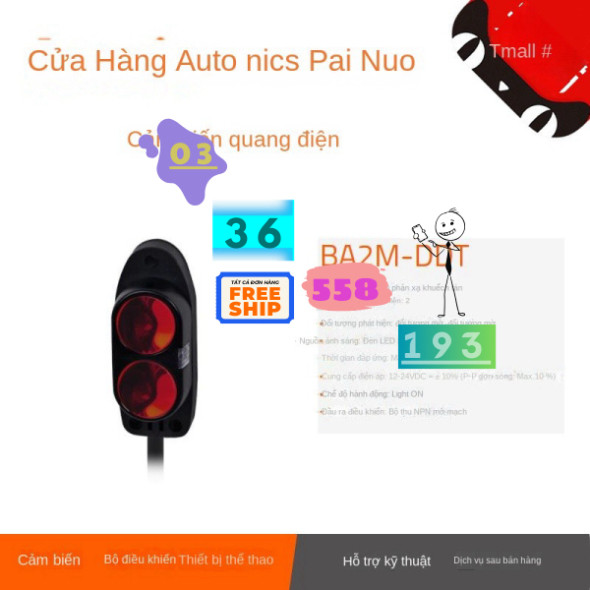 Autonics Cảm Biến Quang BA2M-DDT - BA2M-DDT-P - BA2M-DDTD