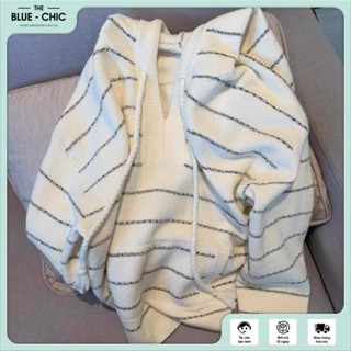 Áo Len Nữ Hoodie Có Mũ Tora Trẻ Trung, Chất Len Lông Thỏ Bluechic