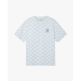  MLB - Áo thun unisex cổ tròn tay ngắn Classic Monogram Jacquard 3ATSM1243-50CRS 
