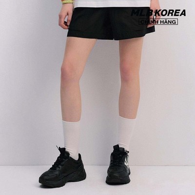 MLB - Quần short unisex ống rộng lưng thun Varsity Basic Nylon_3ASMV0543-50BKS