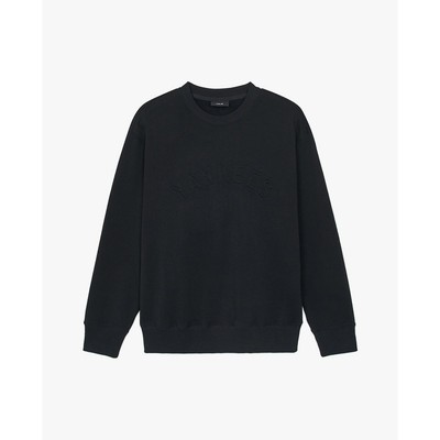 MLB - Áo sweatshirt unisex cổ tròn tay dài Basic Embo Letter Graphic_3AMTB2044-50BKS