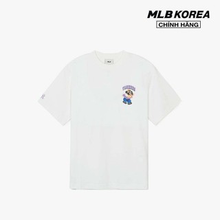  MLB - Áo thun unisex cổ tròn tay ngắn Varsity Mega Bear Overfit 3ATSE0243-50IVS 