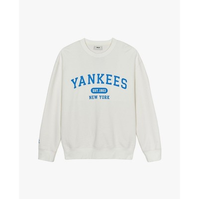 MLB - Áo sweatshirt unisex cổ tròn tay dài Varsity Over Fit_3AMTV9244-50CRS