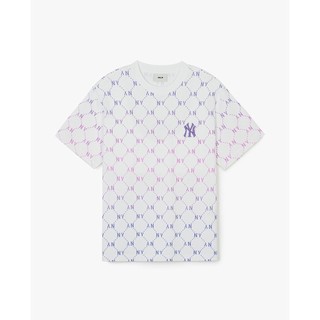  MLB - Áo thun unisex cổ tròn tay ngắn Jacquard Dia Monogram 3ATSM1043-50VOS 
