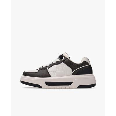 MLB - Giày sneakers unisex cổ thấp Chunky Liner Classic Monogram_3ASXCMN4N-50BKS