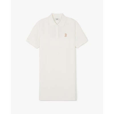 MLB - Đầm polo nữ cổ bẻ tay ngắn mini trẻ trung_3FOPB0543-43CRS