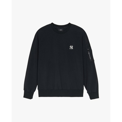 MLB - Áo sweatshirt unisex cổ tròn tay dài Basic Gorpcore_3AMTB1044-50BKS
