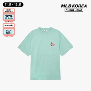   SALE TRÊN 50%  MLB - Áo thun unisex cổ tròn tay ngắn phom suông hiện đại 3ATSL0134-07MTL 