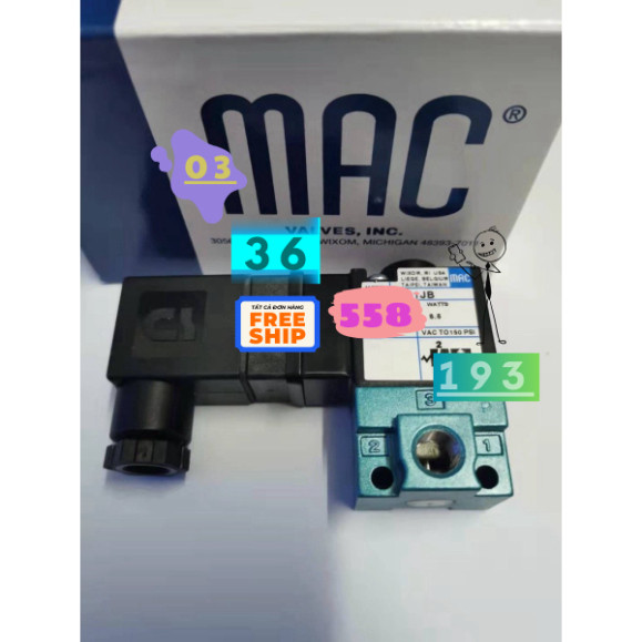 Van Điện Từ Mac 116B-611jd - 117b-611jb - 117b-611jm - 116b-611jb - 117b-611jd - 116B-611jm