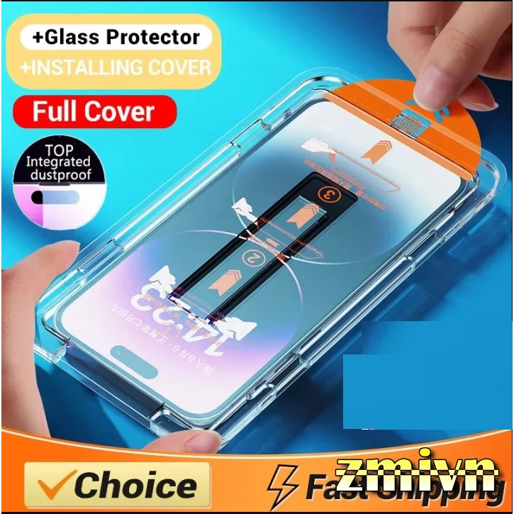 Kính cường lực khung tự dán tự rút bụi siêu mịn IQoo 11 IQoo 12 IQoo 8/8 pro IQoo 10 IQoo 9 Iqoo 13 
