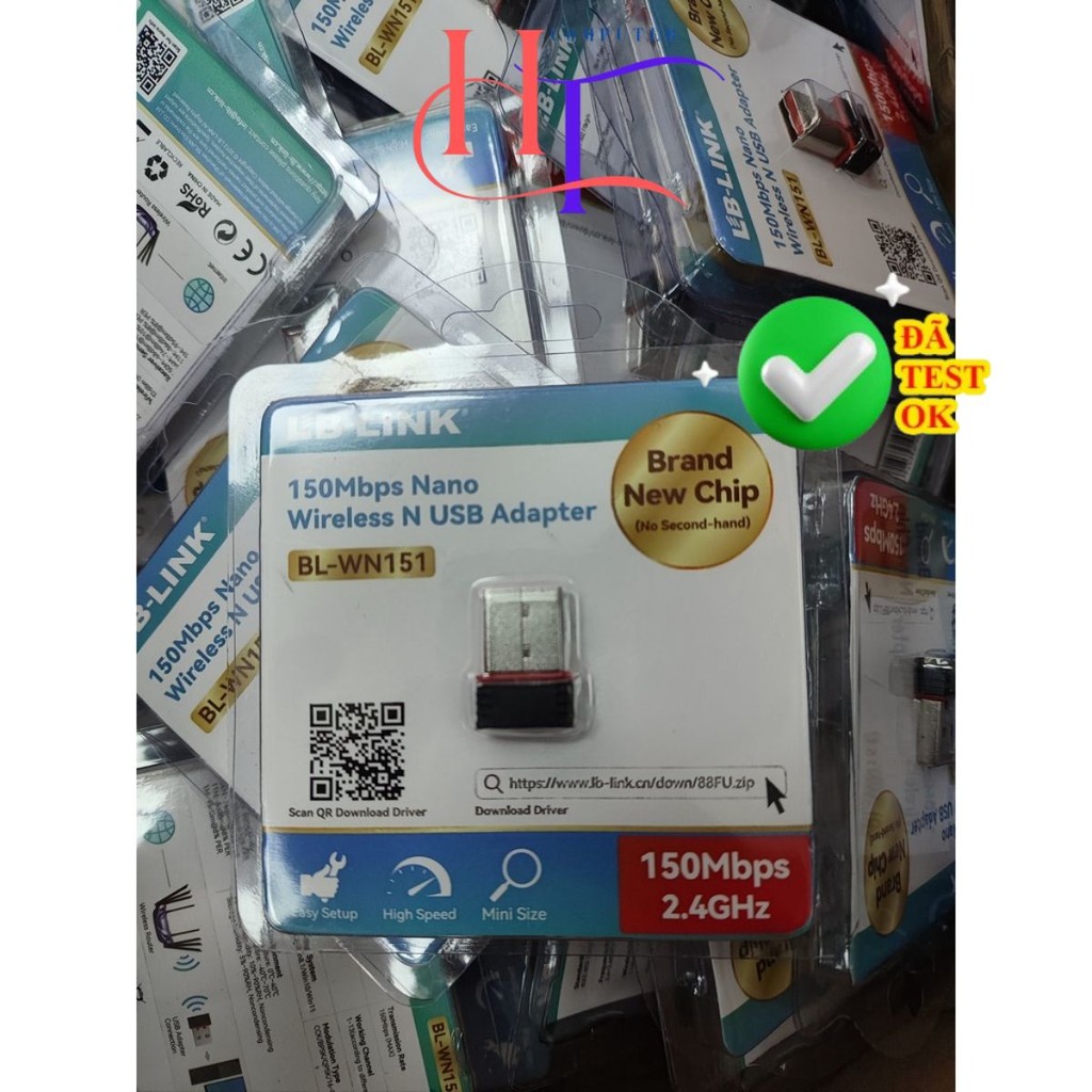 Usb wifi Lblink 151 Brand New chip 2.4Ghz tốc độ 150mpbs dùng cho máy tính