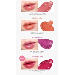 [LG Makeup VN] Son bóng căng mọng bền màu Code Glokolor Fix-on Glow Tint 4.2g
