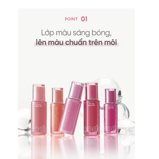 [LG Makeup VN] Son bóng căng mọng bền màu Code Glokolor Fix-on Glow Tint 4.2g
