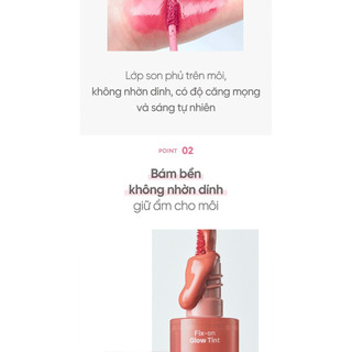 [LG Makeup VN] Son bóng căng mọng bền màu Code Glokolor Fix-on Glow Tint 4.2g