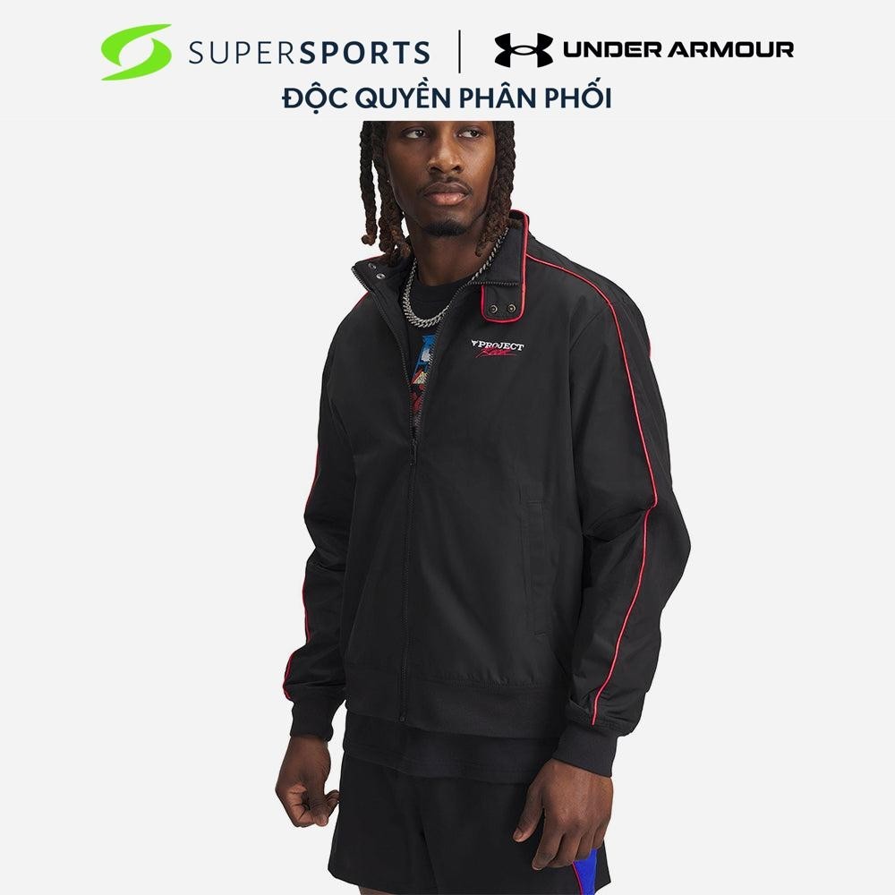 Áo Khoác Nam Under Armour Project Rock Warmup Training - Đen - 1389931-001