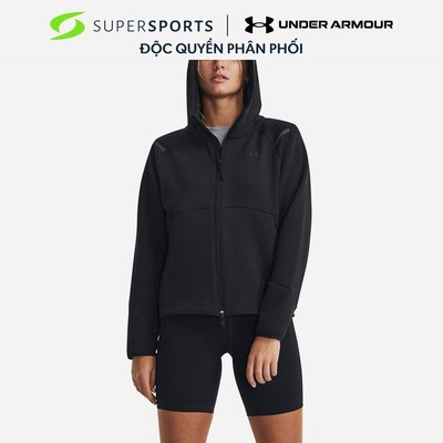 Áo Khoác Nữ Under Armour Unstoppable Fleece Full-Zip - Đen - 1379842-001