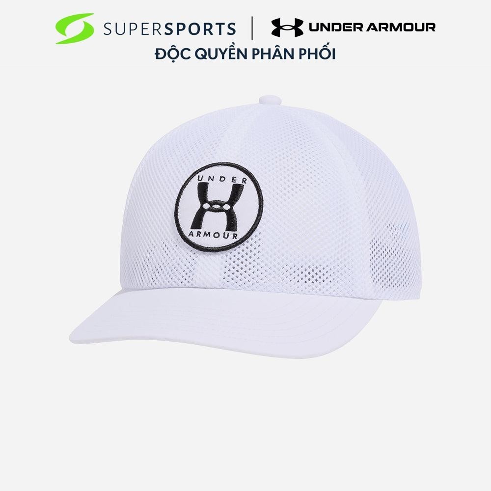 Mũ Lưỡi Trai Nam Under Armour Sportstyle Mesh - Trắng - 1389691-100