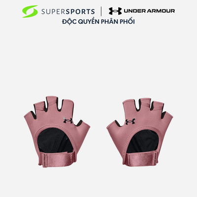 Găng Tay Nữ Under Armour Half Finger - Hồng - 1377798-697