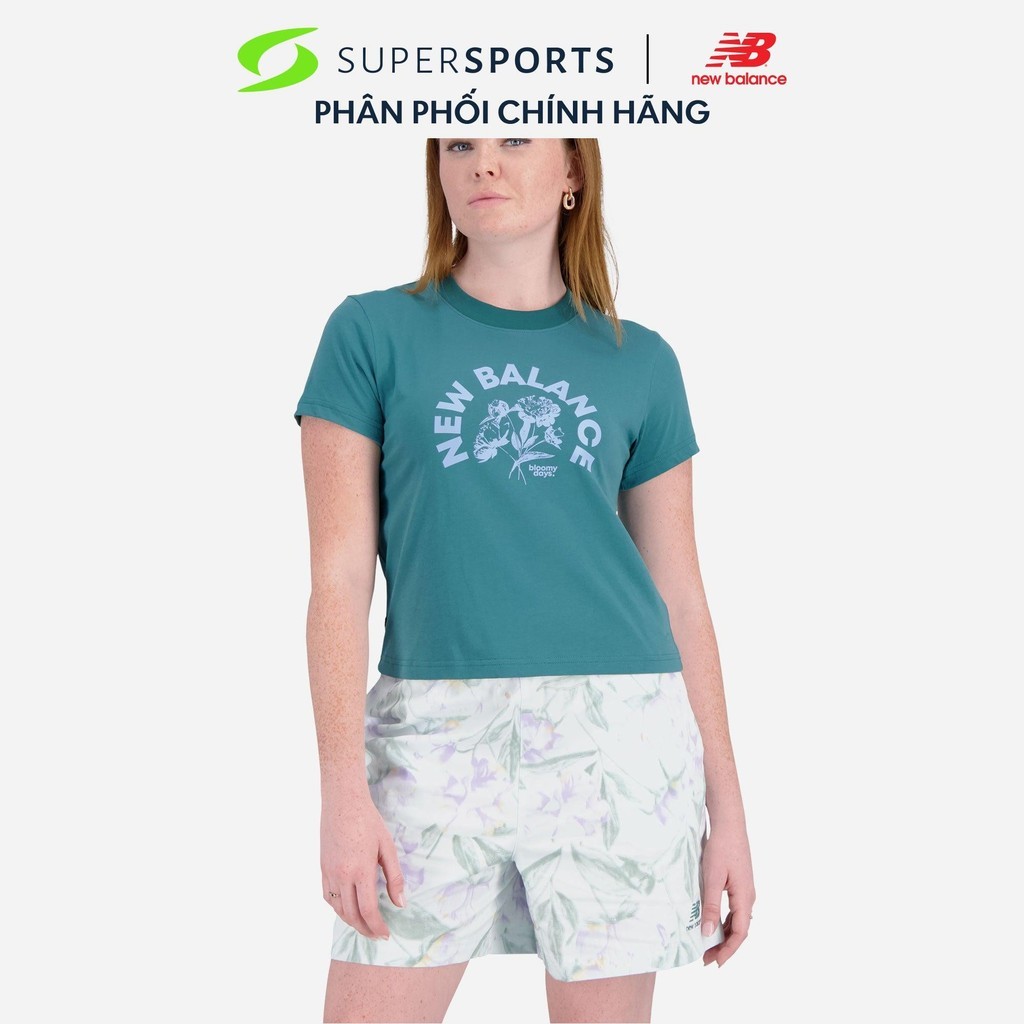 Áo Thun Nữ New Balance Essentials - Xanh Dương - WT31554VDA