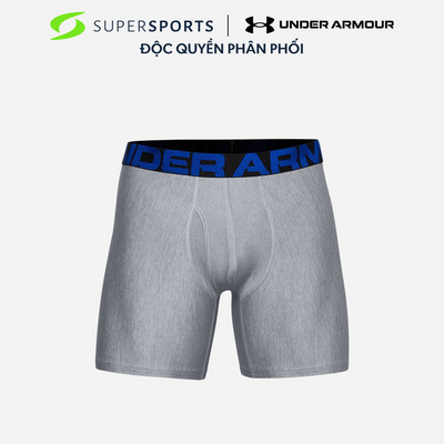 Đồ Lót Nam Under Armour Tech™ 6" Boxerjock® - Xám - 1363619-408