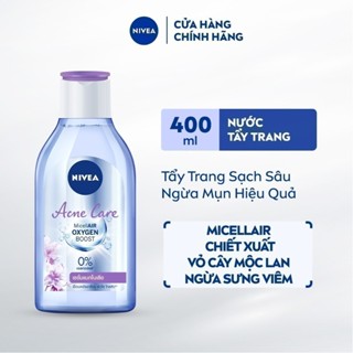 Nước Tẩy Trang NIVEA Acne Care Ngừa Mụn | Sạch Sâu (400 ml) - 80116