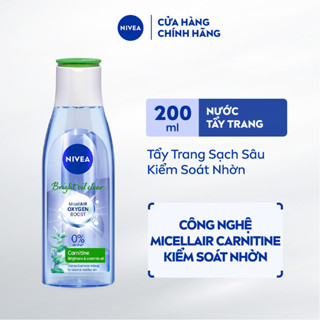 Nước Tẩy Trang NIVEA Bright Oil Clear Kiểm Soát Nhờn | Sáng Da (200 ml) - 86609