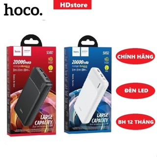 Pin sạc dự phòng Hoco SU02 20000 mah, SU01 10000 mah 2 cổng ra 2 cổng vào.