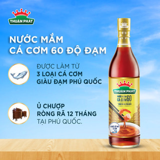Nước mắm cá cơm Thuận Phát 60 độ đạm 490ml
