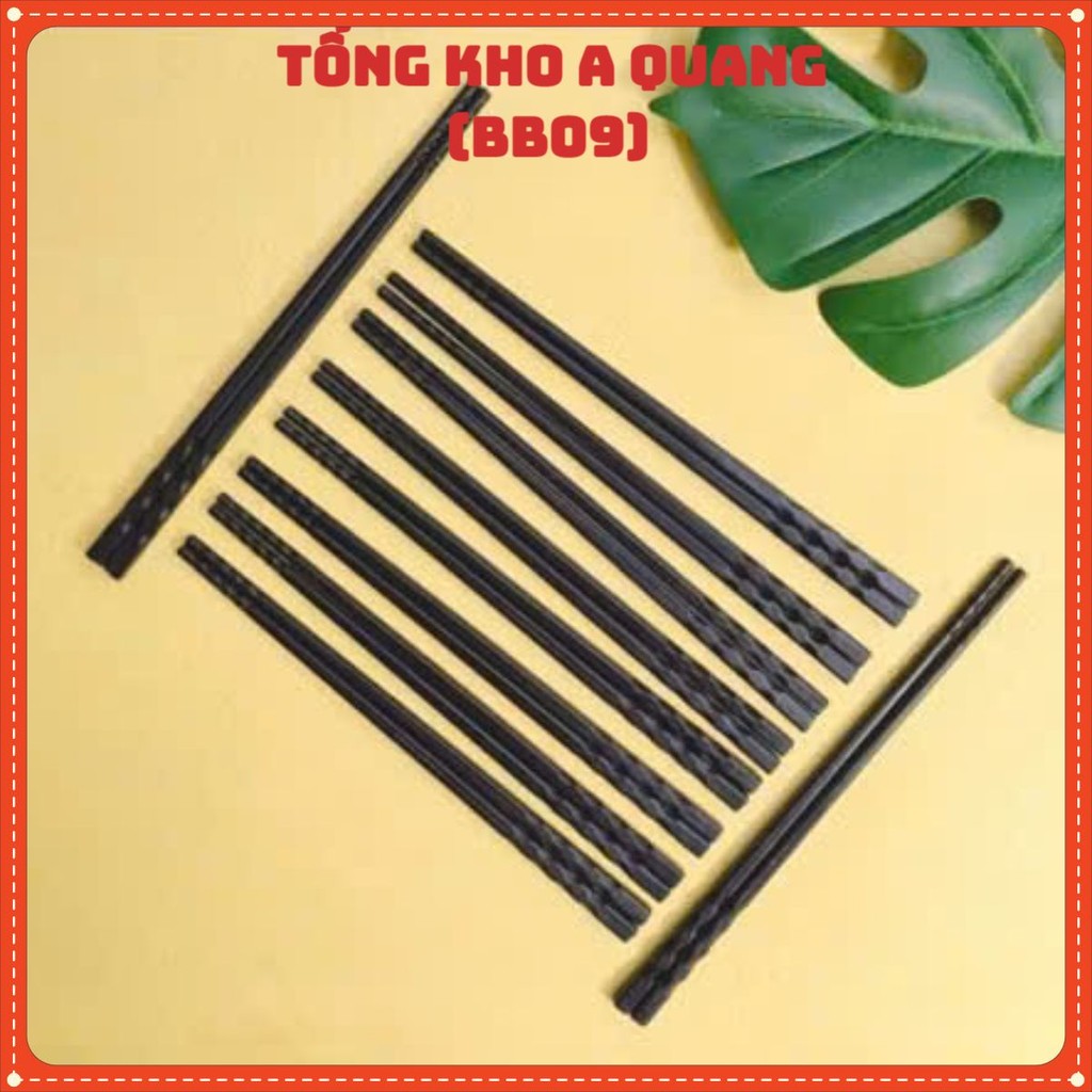 10 ĐÔI ĐŨA NHỰA LƯỢN SÓNG,  Đũa Nhựa Phip Đen - DUANHUA897