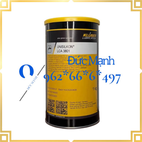 ( mới )  Mỡ Kluber Unisilkon LCA 3801 - Kluber Việt Nam
