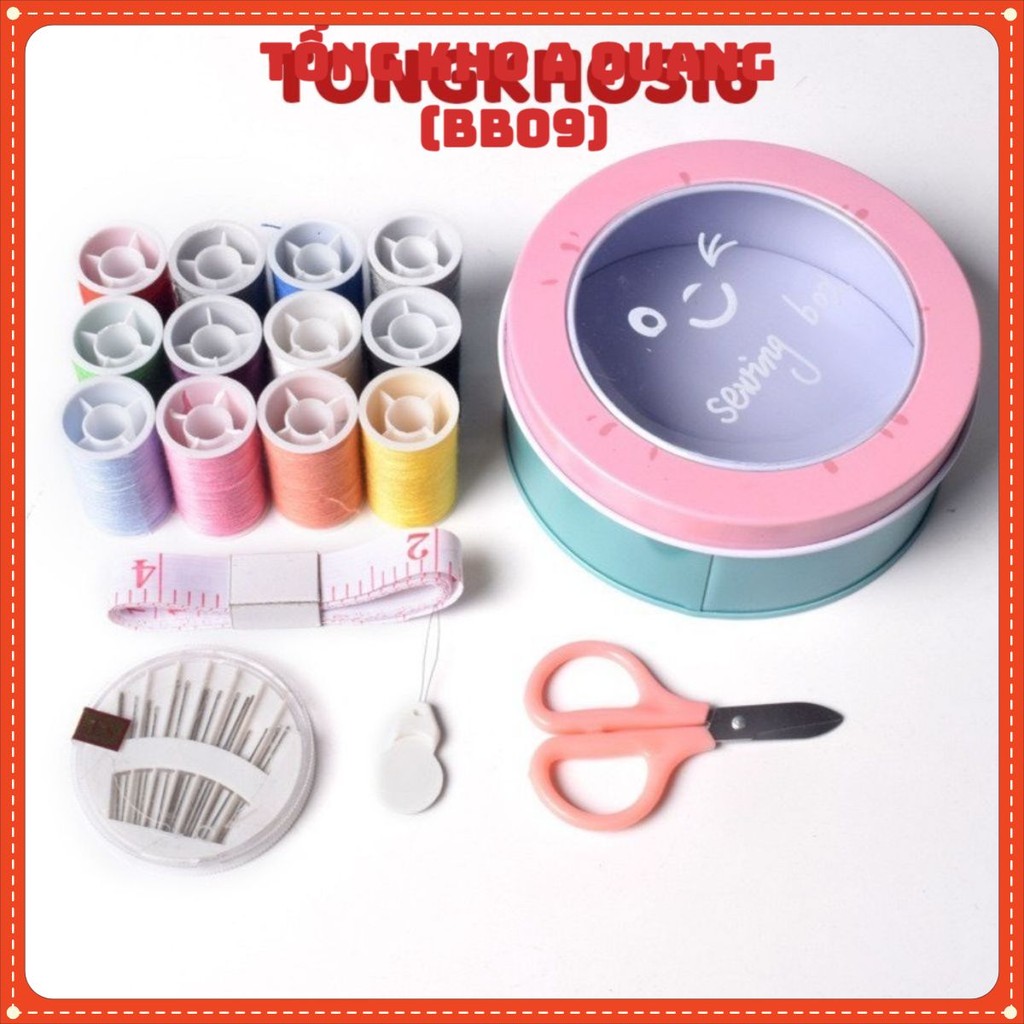 Hộp Kim Chỉ Đa Năng, Hộp Kim Chỉ May Vá, Hộp Kim Chỉ 3 Tầng Tiện Dụng, Nhỏ Gọn, Bộ Kim Chỉ May Vá