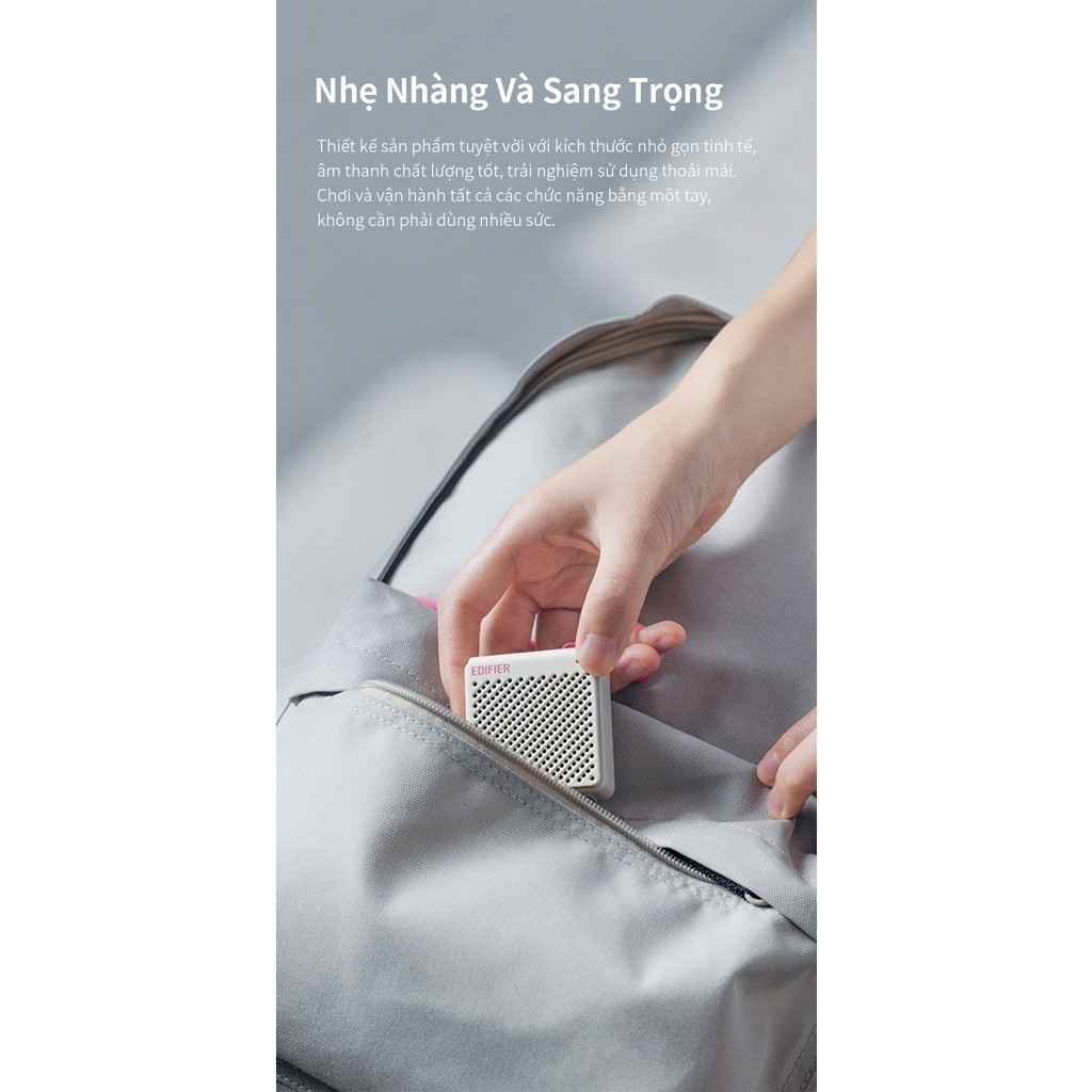 Loa Bluetooth Mini EDIFIER MP85 | Công Suất 2.2W | Thời Gian Sử Dụng Đến 8H | Bluetooth 5.3 | Bảo Hành 15 Tháng | BigBuy360 - bigbuy360.vn