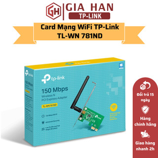 Bộ Chuyển Đổi Card Mạng Wifi TP-Link TL-WN781ND PCI Express Chuẩn N 150Mbps