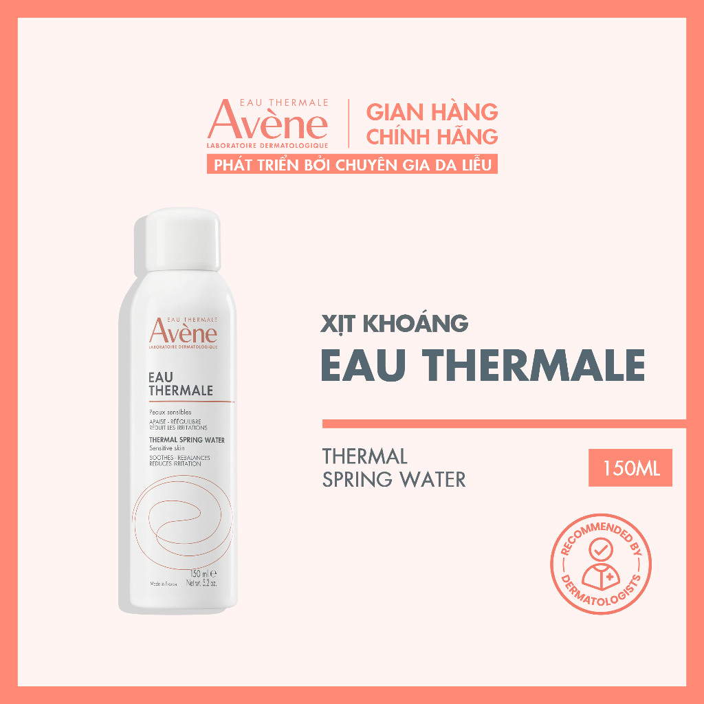 [QUÀ TẶNG KHÔNG BÁN] Xịt Khoáng Cấp Ẩm, Giảm Kích Ứng Và Làm Dịu Da Avene Thermal Spring Water 150ml