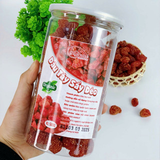 Dâu tây sấy dẻo nguyên vị ANNUT mềm dẻo thơm ngon, dâu tây sấy dẻo organic ăn kiêng tốt cho bà bầu, tiểu đường