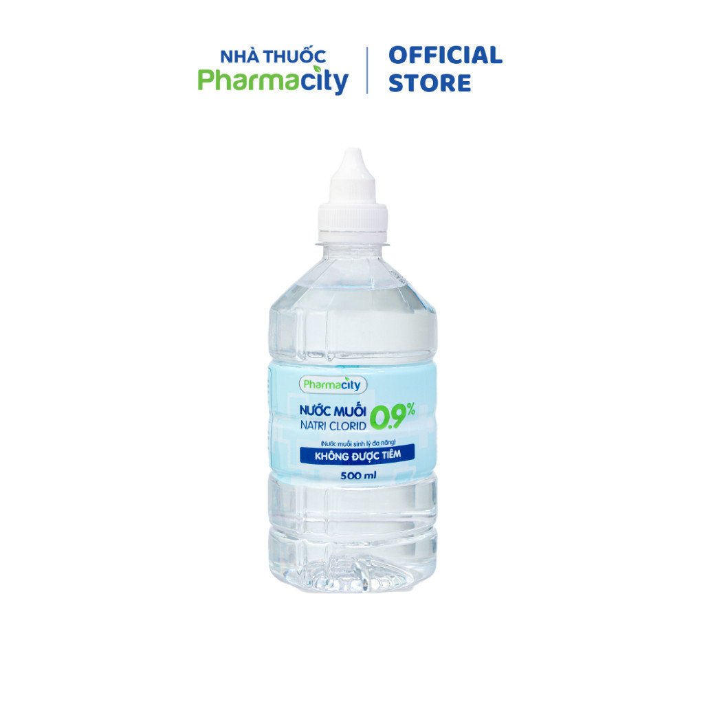 Nước muối Pharmacity 0,9% (500ml)