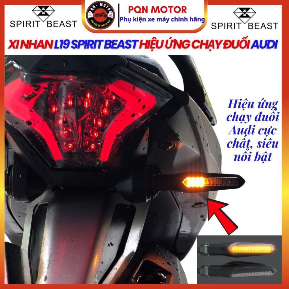 Đèn Xi Nhan Spirit Beast M4 - M1 - L19 - L17 - L4 Chính Hãng Hàng Cao Cấp Chống Nước Giá 1 Cặp
