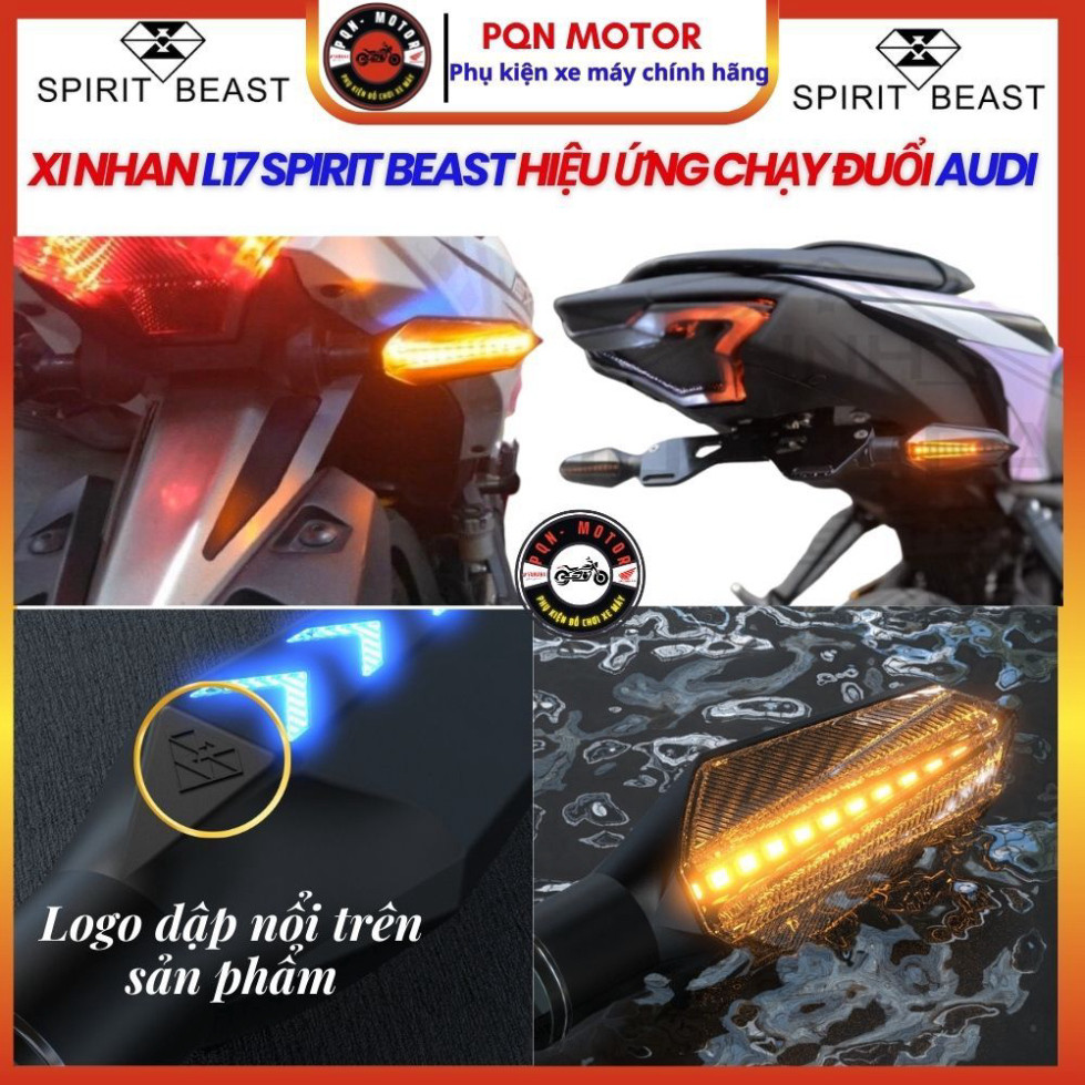 Đèn Xi Nhan Spirit Beast M4 - M1 - L19 - L17 - L4 Chính Hãng Hàng Cao Cấp Chống Nước Giá 1 Cặp