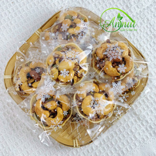 Bánh hoa mai mix hạt dinh dưỡng, không đường, hỗ trợ ăn kiêng giảm cân. Nông sản Annut