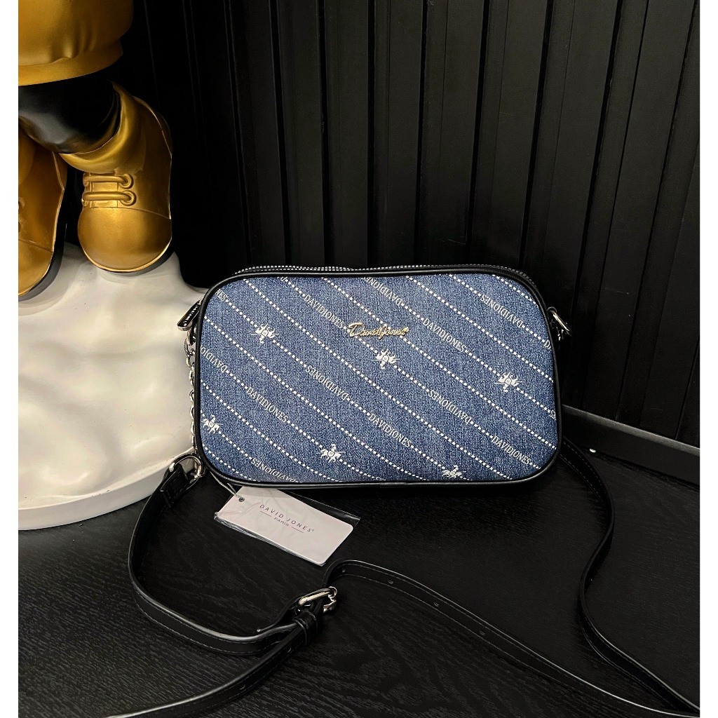 túi nội địa trung DAVID JONES túi đeo chéo nữ size 23cm*5cm*14cm đủ màu