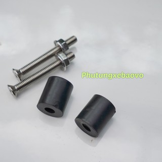 [GIÁ 1 CẶP] Cao su nở kèm ốc inox dùng để siết gù tay lái hoặc siết gương gù