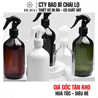 [GIÁ TỐT] Chai Nhựa PET Xịt Vòi Chuột 300ml – 500ml ❣️ Bình Chiết Mỹ Phẩm, Xịt Khoáng, Dung Dịch