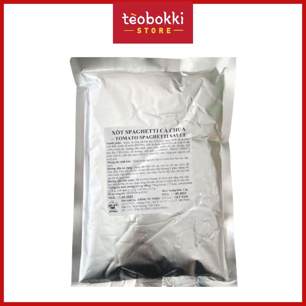 Sốt spaghetti làm mì Ý Ottogi/Otoki 1kg