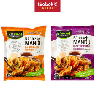   SHIP HCM  Bánh xếp mandu kiểu Hàn Quốc Kitkool  mandu nhân bạch tuộc phô mai mandu nhân hải sản rau củ...  