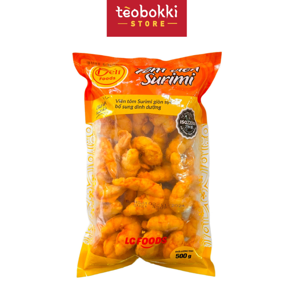 [SHIP HCM] Tôm định hình, tôm surimi Deli Foods (LC FOODS) 500g