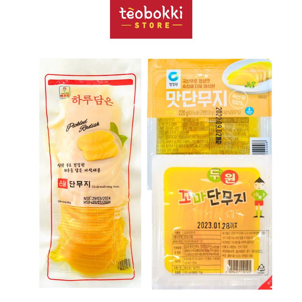 [SHIP HCM] Củ cải vàng muối cắt lát 100g, 200g