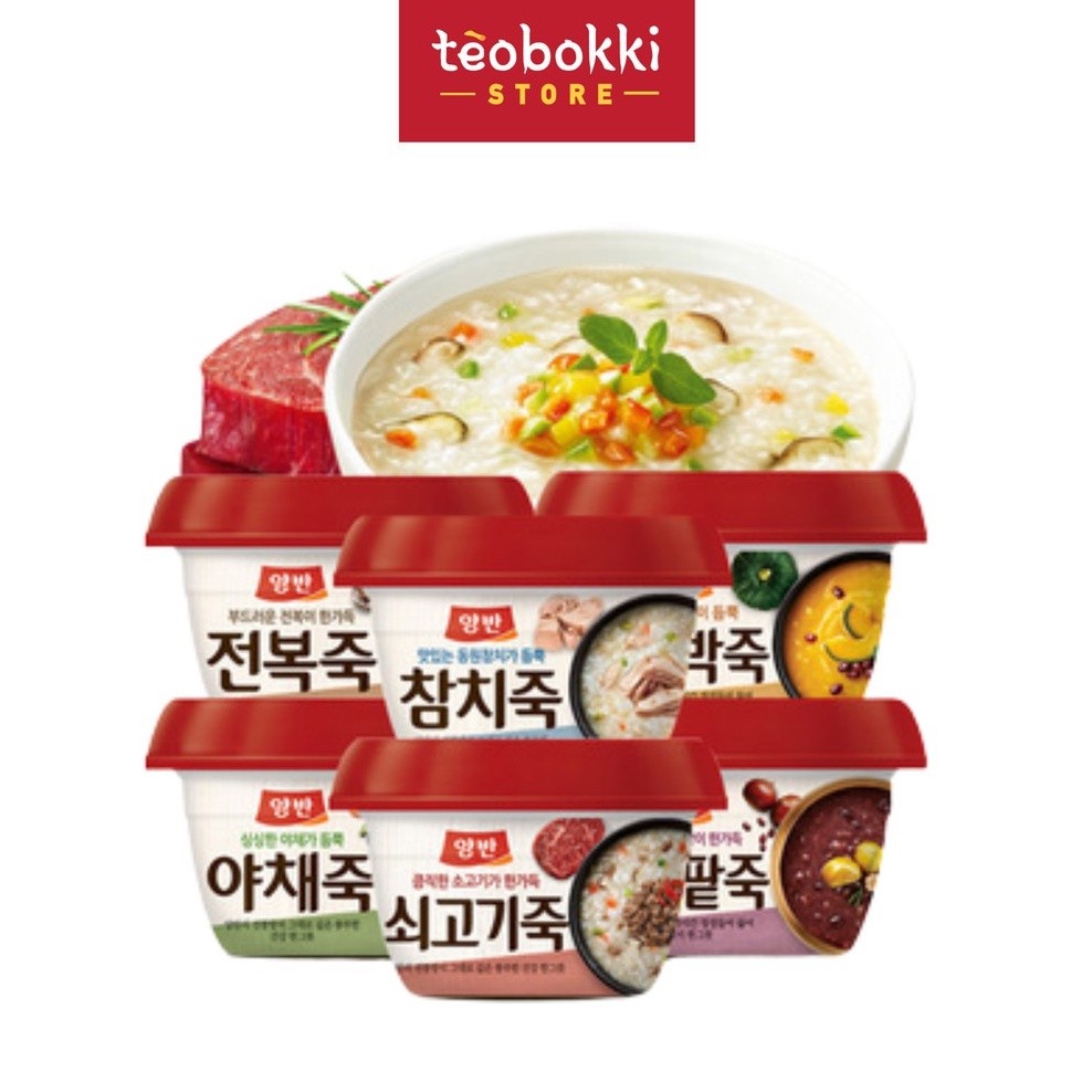 Cháo ăn liền Dongwon 285g, 287g